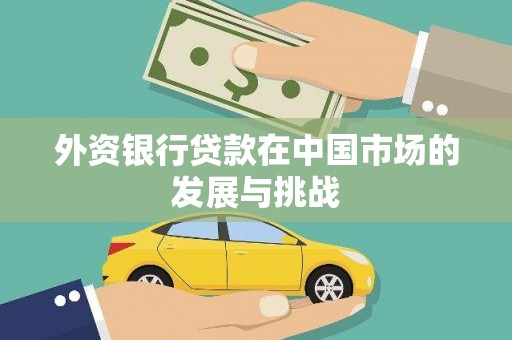 乌拉特前旗外资银行贷款在中国市场的发展与挑战