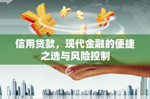 乌拉特前旗信用贷款，现代金融的便捷之选与风险控制