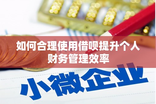 乌拉特前旗如何合理使用借呗提升个人财务管理效率