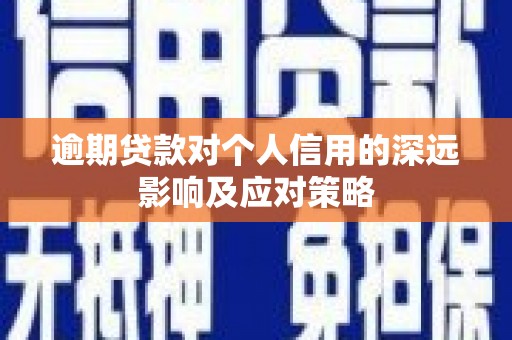 乌拉特前旗逾期贷款对个人信用的深远影响及应对策略