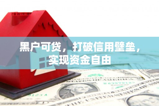 乌拉特前旗黑户可贷，打破信用壁垒，实现资金自由
