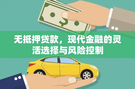 乌拉特前旗无抵押贷款，现代金融的灵活选择与风险控制