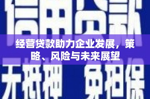 乌拉特前旗经营贷款助力企业发展，策略、风险与未来展望