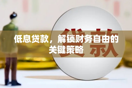 乌拉特前旗低息贷款，解锁财务自由的关键策略
