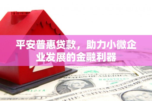 乌拉特前旗平安普惠贷款，助力小微企业发展的金融利器