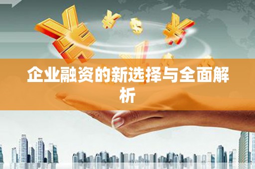 乌拉特前旗企业融资的新选择与全面解析